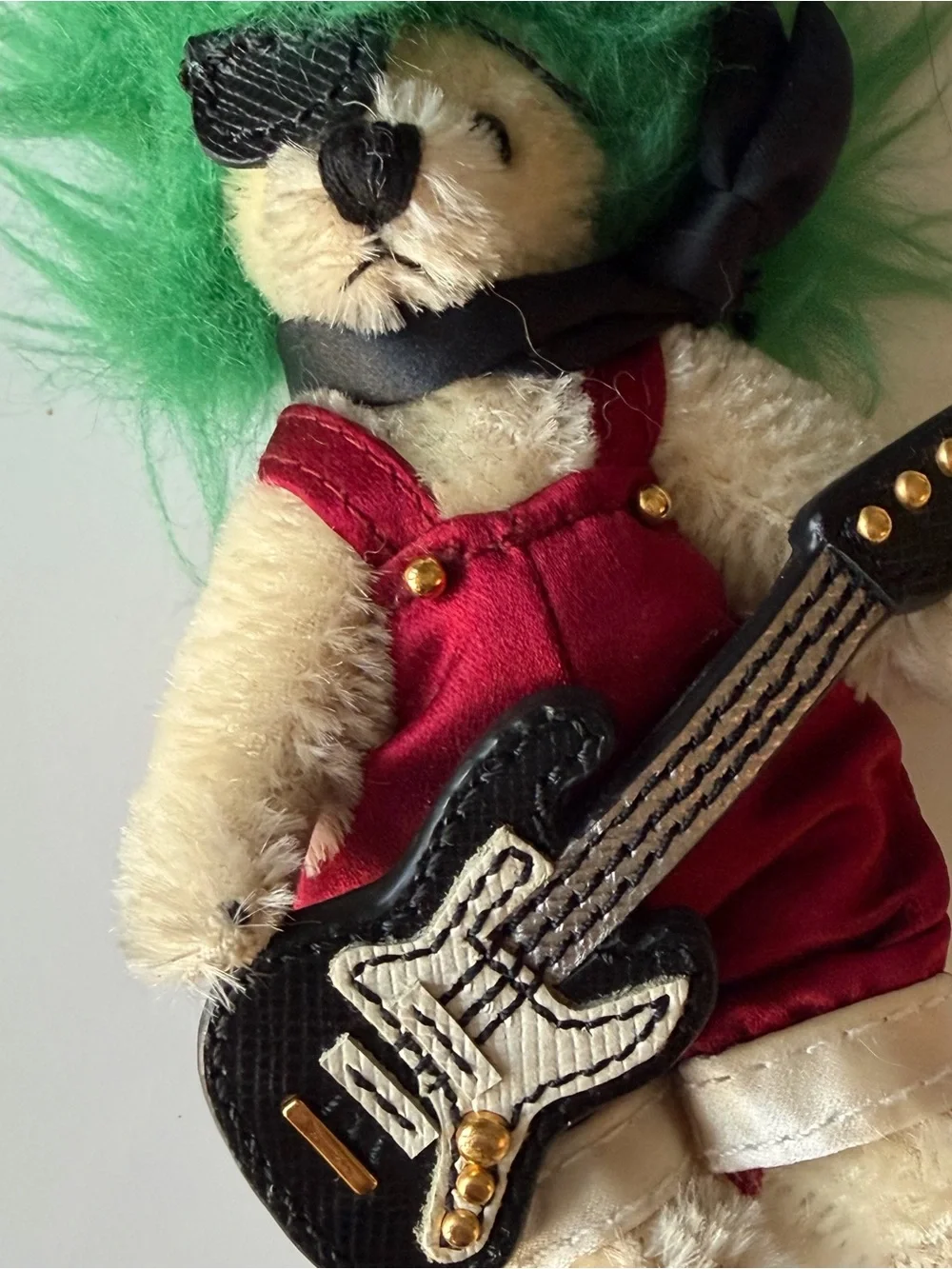 Prada Trick Duke Teddy Bear Bag Charm Keychain Rare Made in Italy
